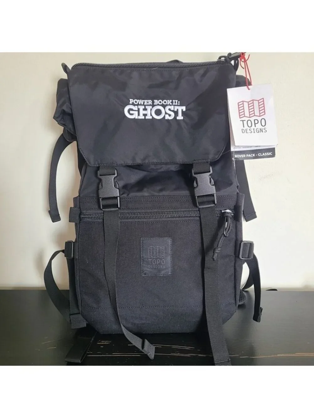 NWT Topo Designs Rover Pack Classic Black Backpack Laptop Bag Commuter Pack